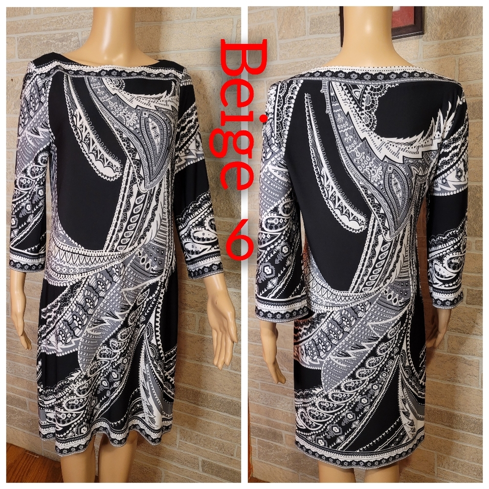 Beige by eci Size 6, ¾ sleeve